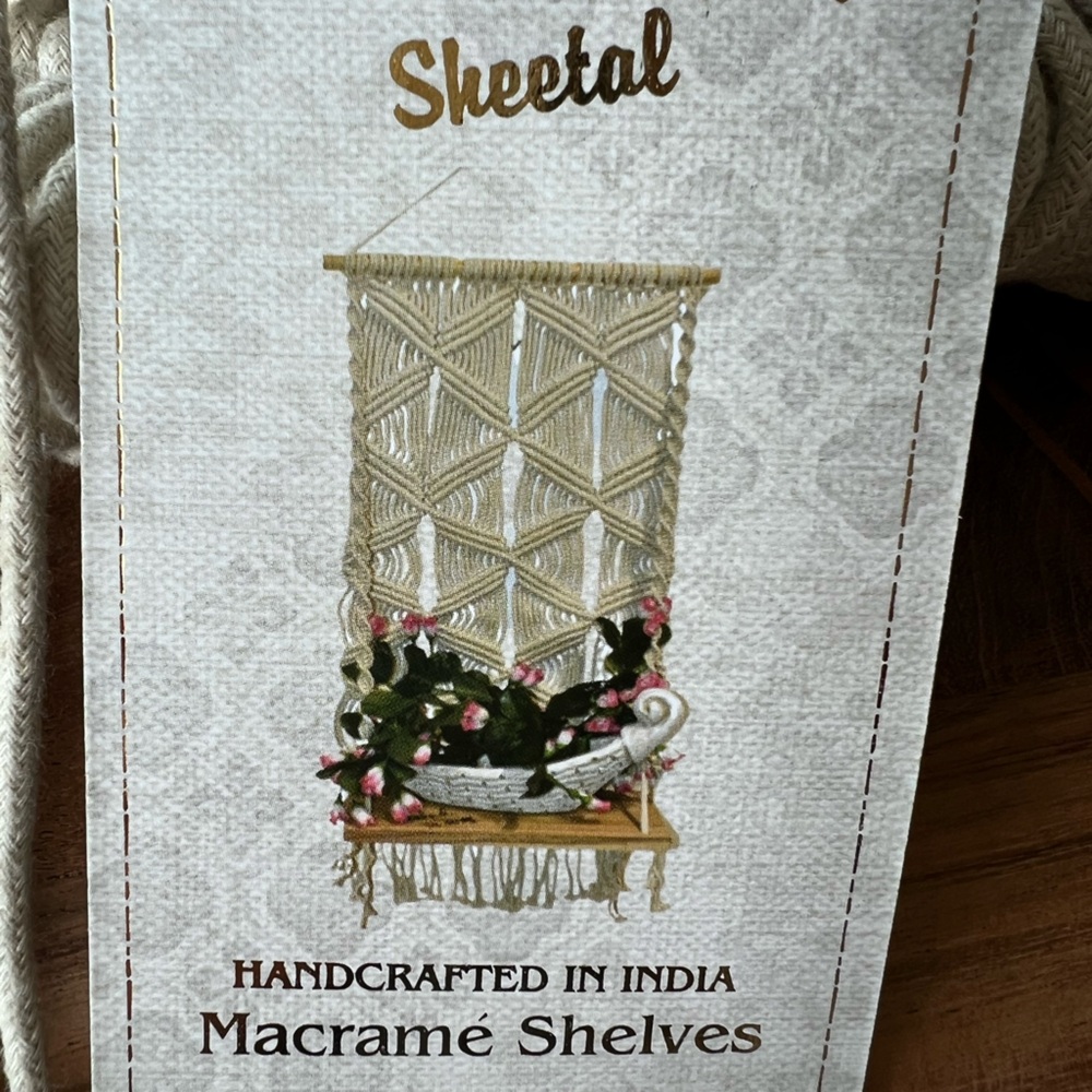 Macrame plant holder- set of 2